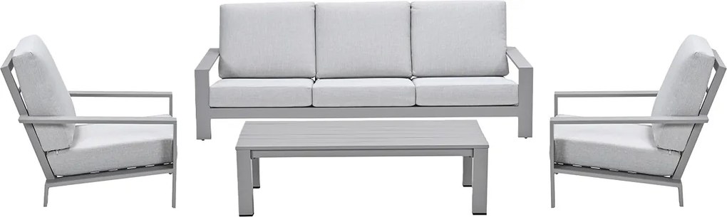 Garden Impressions Coba stoel-bank loungeset 4-delig - taupe