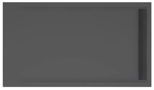 Xenz Easy Tray douchevloer - 140x80x5cm - acryl - zonder gootcover - ebony 6943-29