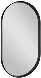 Sapho Avona spiegel ovaal 40x70cm zwart mat