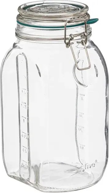 5Five Jarro Weckpot - 2 Liter - Glas - Beugelsluiting
