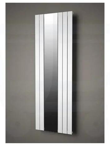 Plieger Cavallino Specchio designradiator verticaal met spiegel middenaansluiting 1800x602mm 773W antraciet metallic 7253065