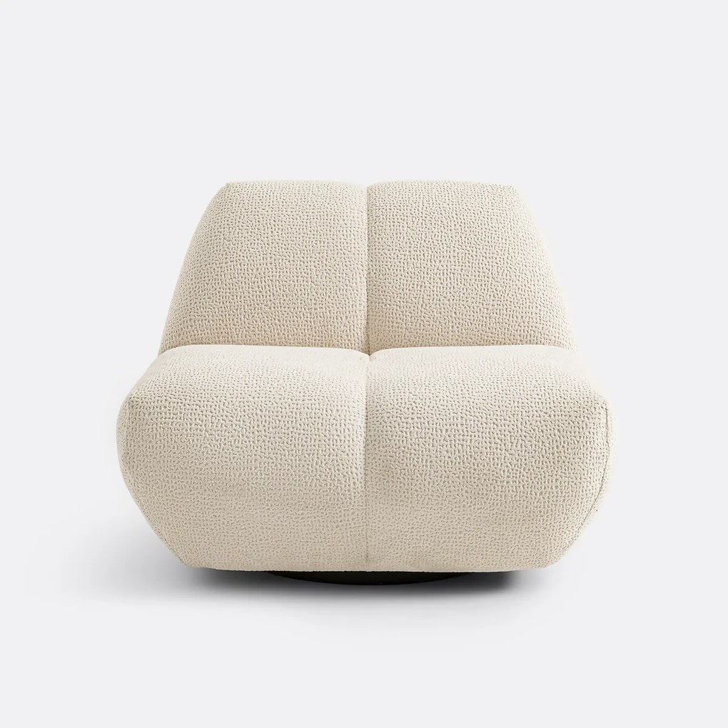 Draaifauteuil, reliëfstof, Nuria