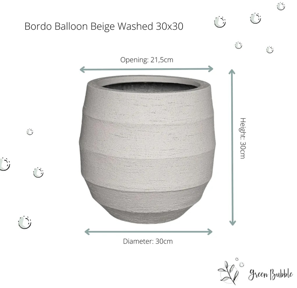 Pot Bordo Balloon Sand
