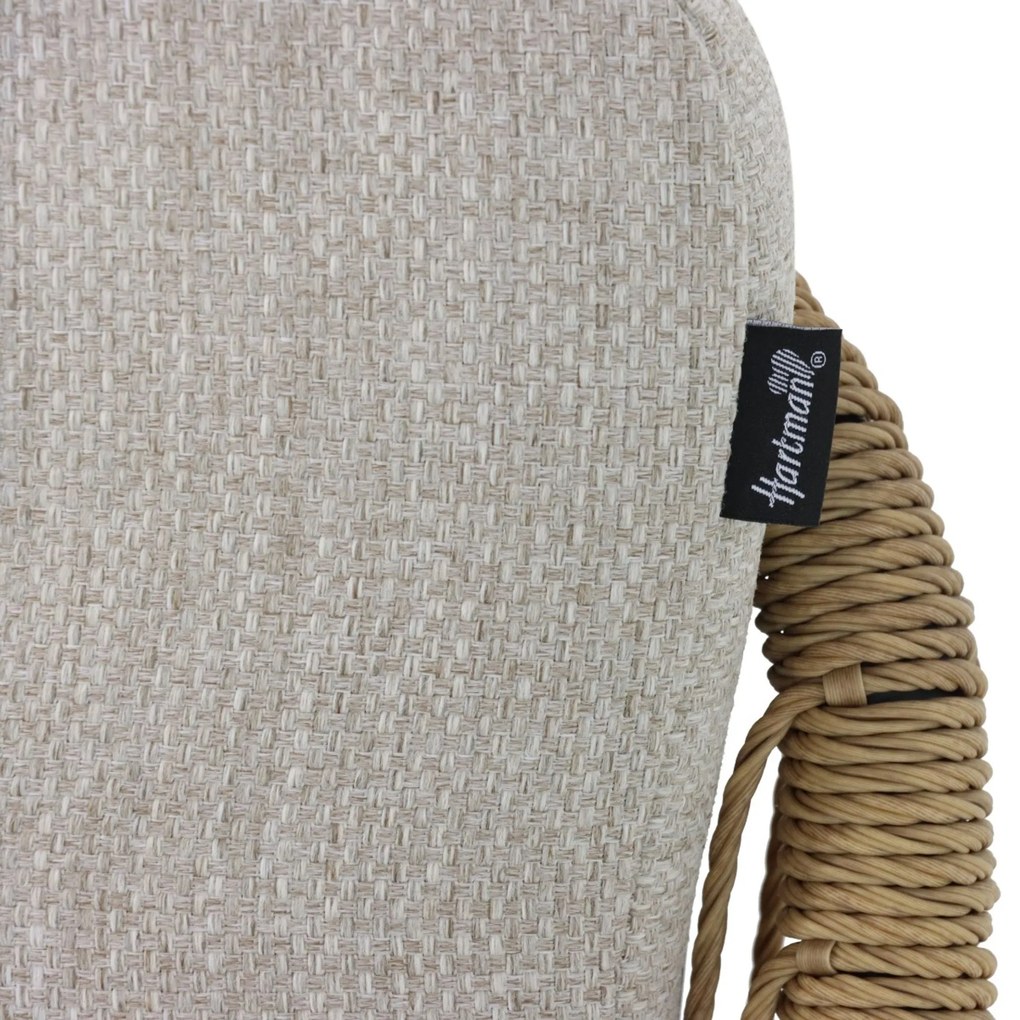 Tuinstoel Aluminium/rope Zwart Hartman Cairo