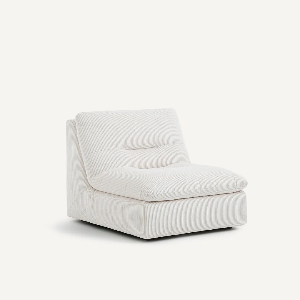 Modulaire bank in geribd polyester, Giuliano