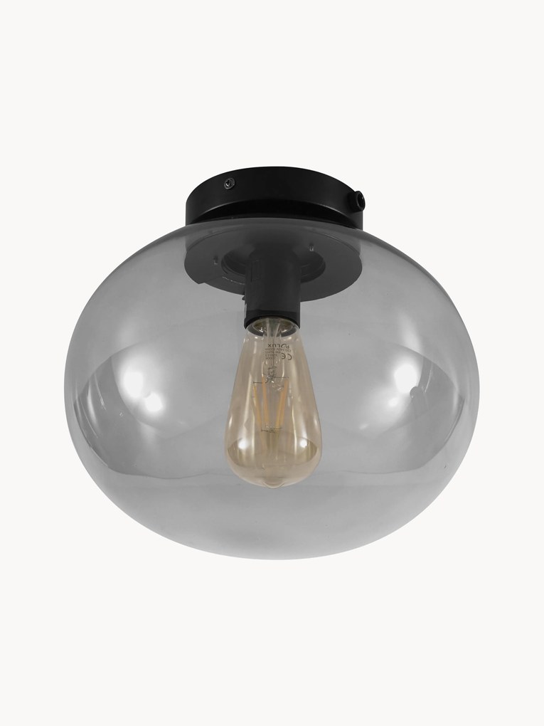 Kleine plafondlamp Alton van glas