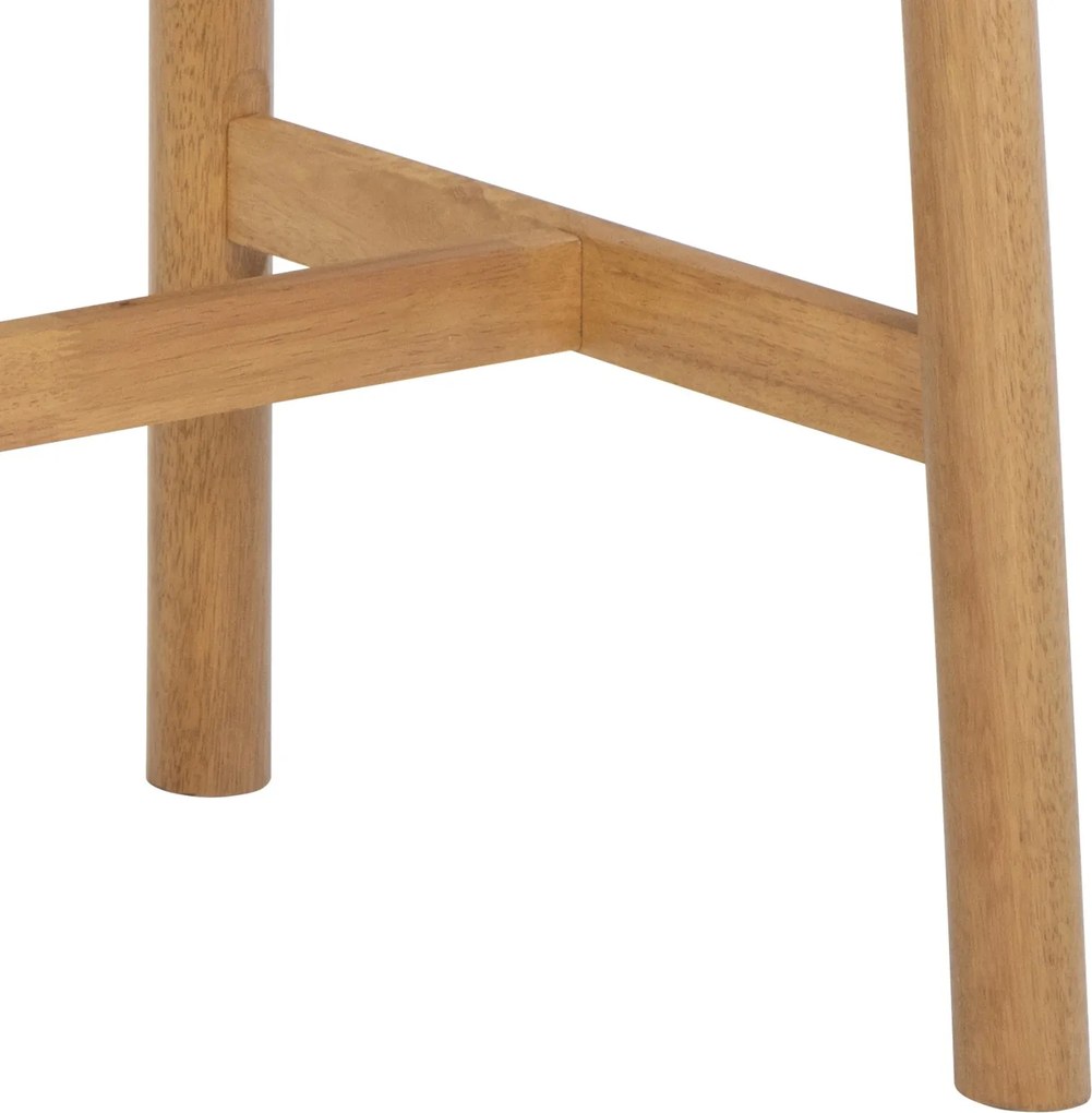 ZARION Eiken Natuur – HOGE BARTAFEL-/KEUKENTAFEL IN HOUTFINEER