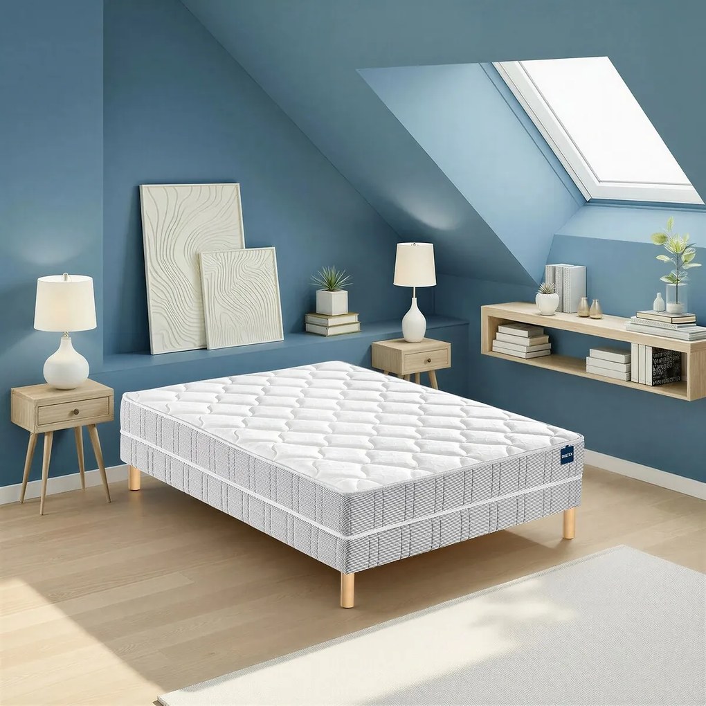 Ensemble matras in Bultex nano mousse en bedbodem