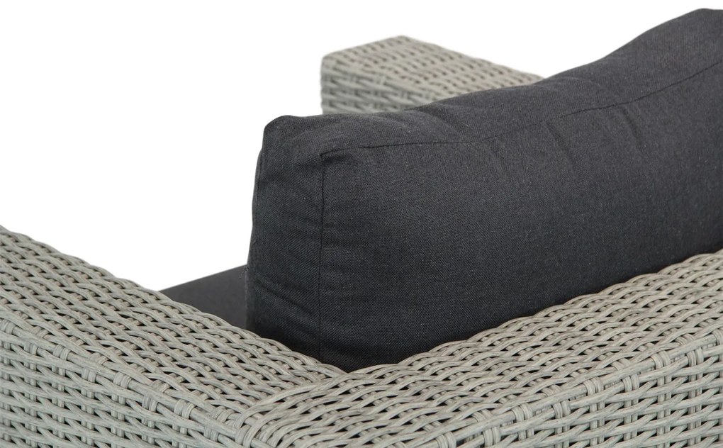 Stoel en Bank Loungeset 5 personen Wicker Grijs  Garden Collections Toronto/Zaga