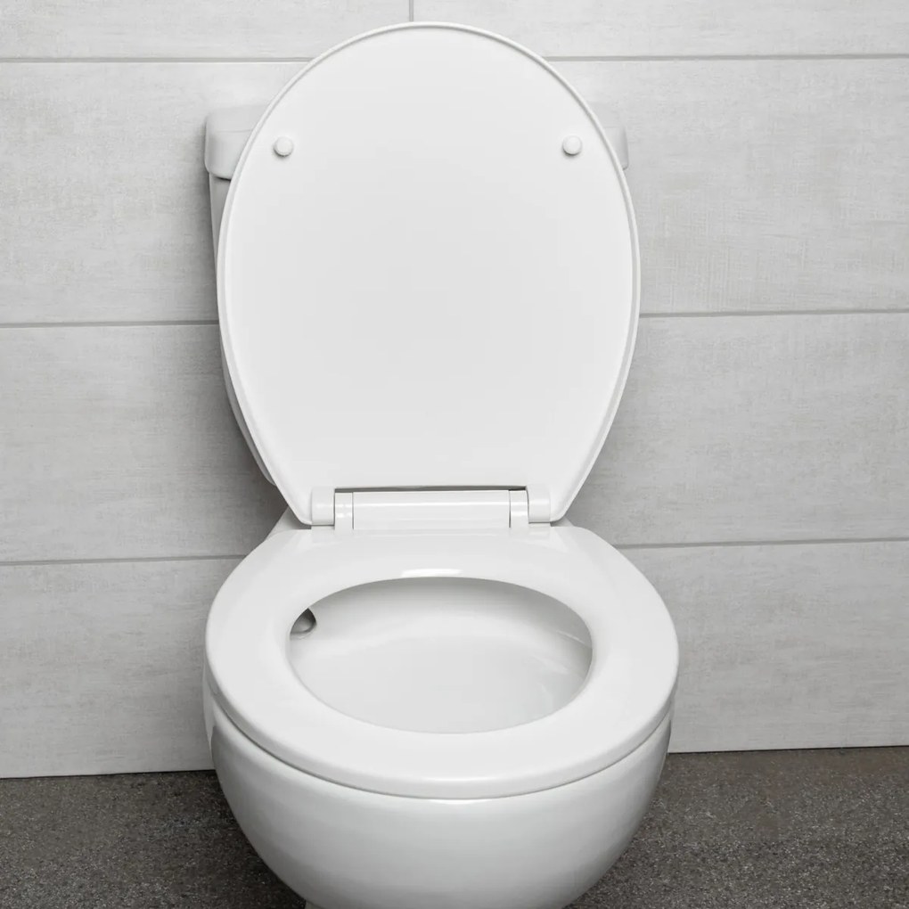 Kerra Tetra staand toilet 67x38cm wit met vortexspoelsysteem