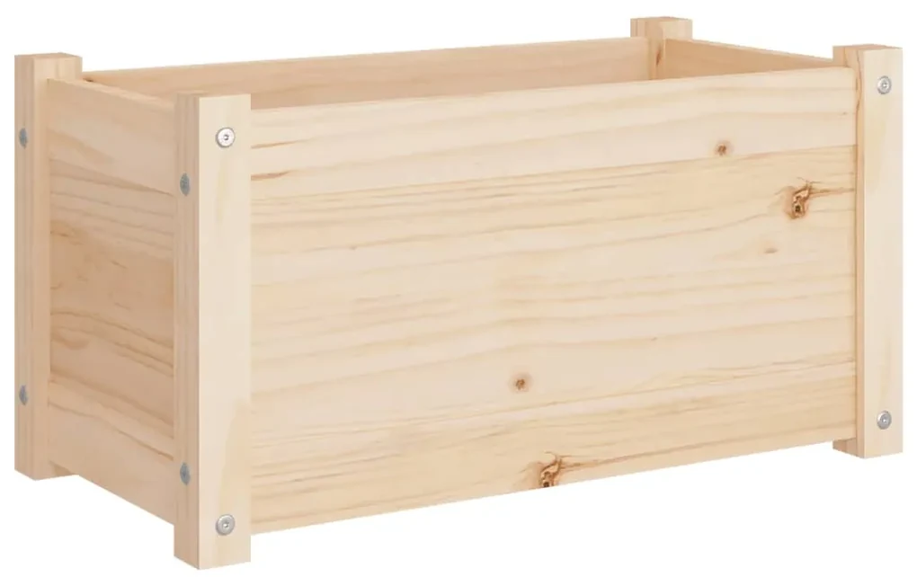 vidaXL Plantenbak 60x31x31 cm massief grenenhout