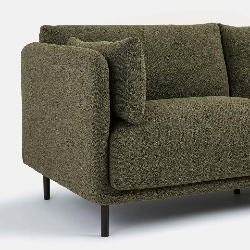 Sofa 3- of 4-zits, fijne badstof, Victor
