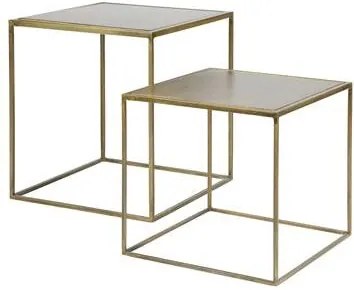 Metallic Bijzettafel Set van 2