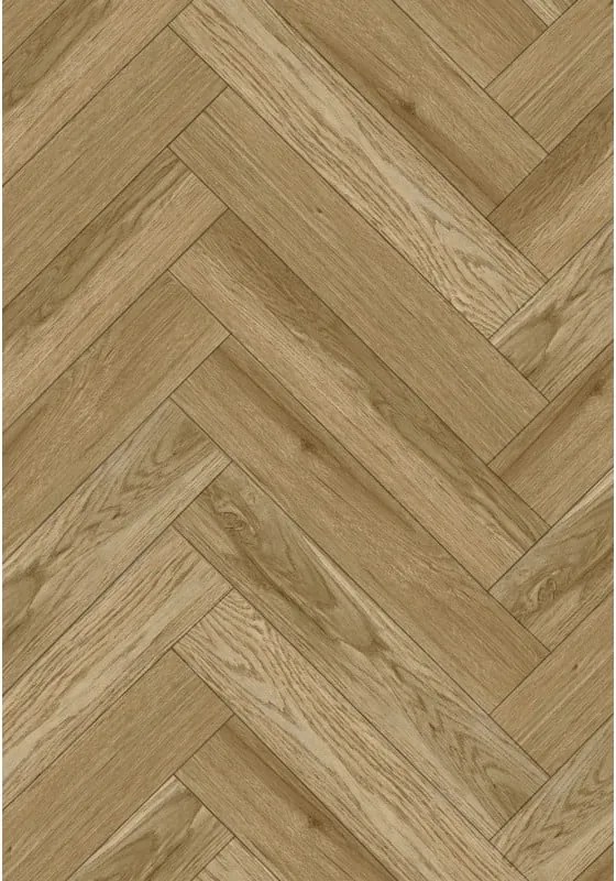 Mexen Manhattan vinylpanelen visgraat 635 x 127 mm SPC 6,5 mm, onderlaag IPEX 1,5 mm, 4 V-voeg, Eik - F1173-0635-127-505-4V1-01