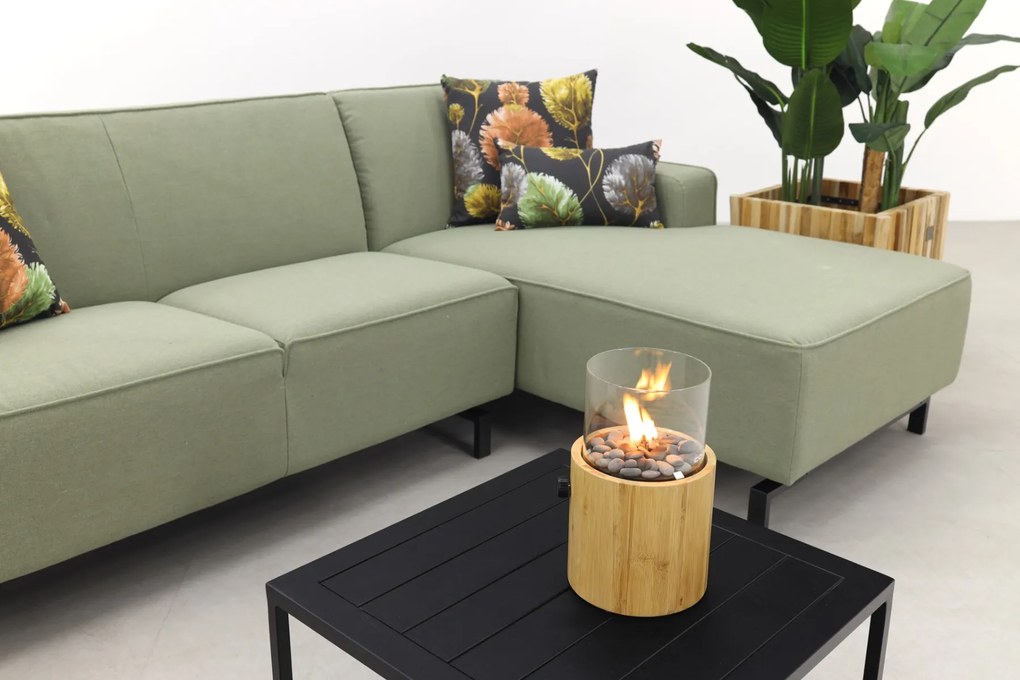 Boavista/Toronto loungebank chaise longue - Heritage leaf - 3-delig - links