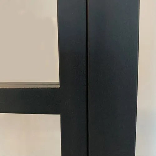 Maatwerk Loftdeur Schuifdeur -  3-vaks Helder Glas - Tan - Incl. Rails