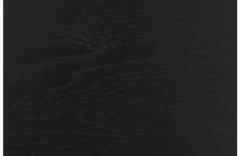 Goossens Salontafel Bjarte vierkant, hout eiken zwart, stijlvol landelijk, 90 x 40 x 90 cm
