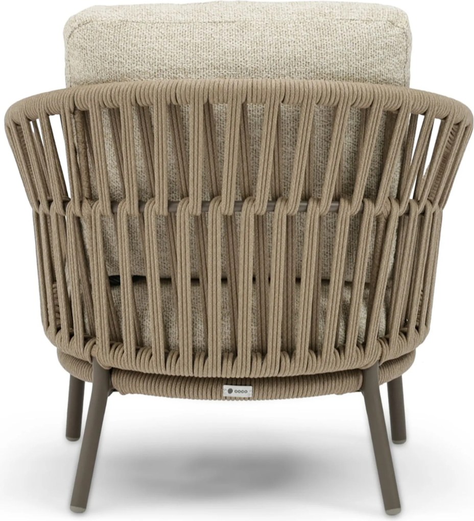Stoel en Bank Loungeset 5 personen Rope Zand/Beige  Coco Viento/Cayora