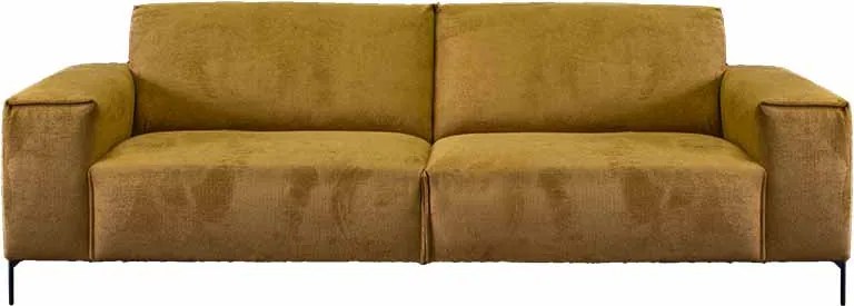 3 zitsbank - Höft - stof Regain okergeel 23