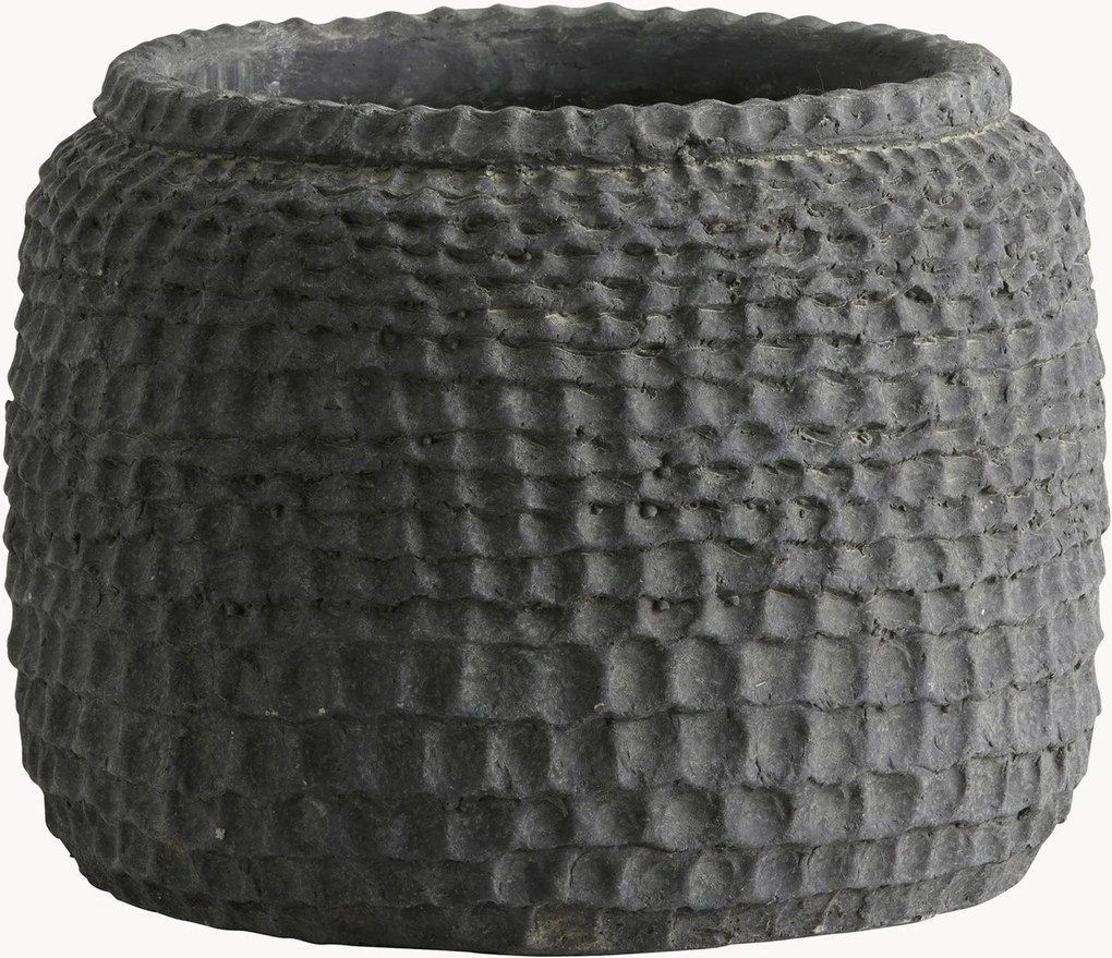 Handbeschilderde plantenpot Aoba van beton