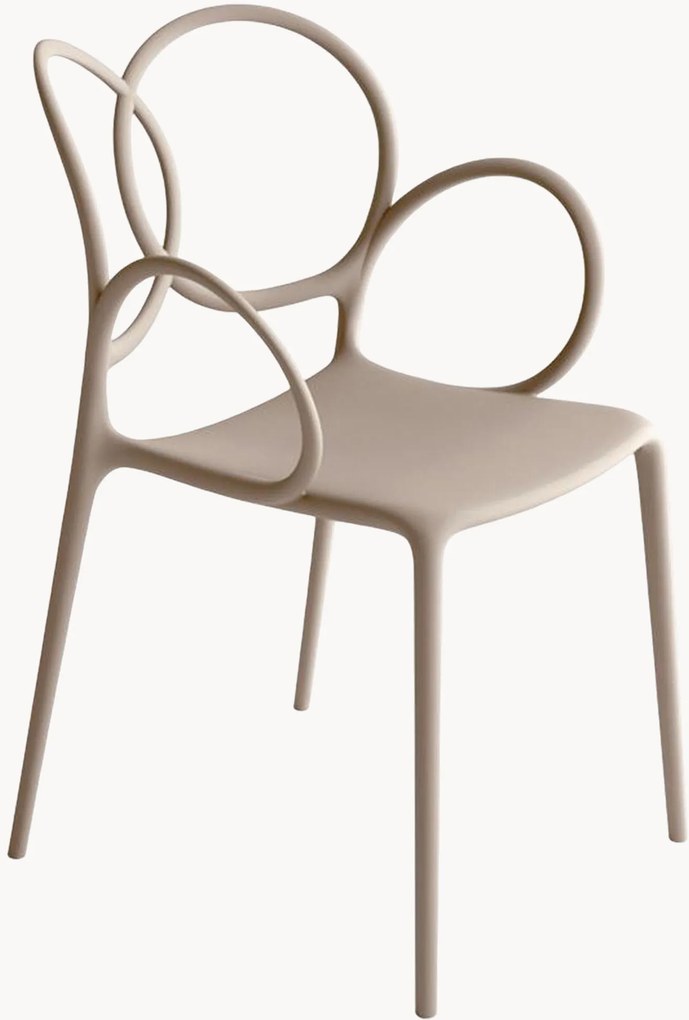 Eetkamerstoelen Sissi met armleuning, 4-delig