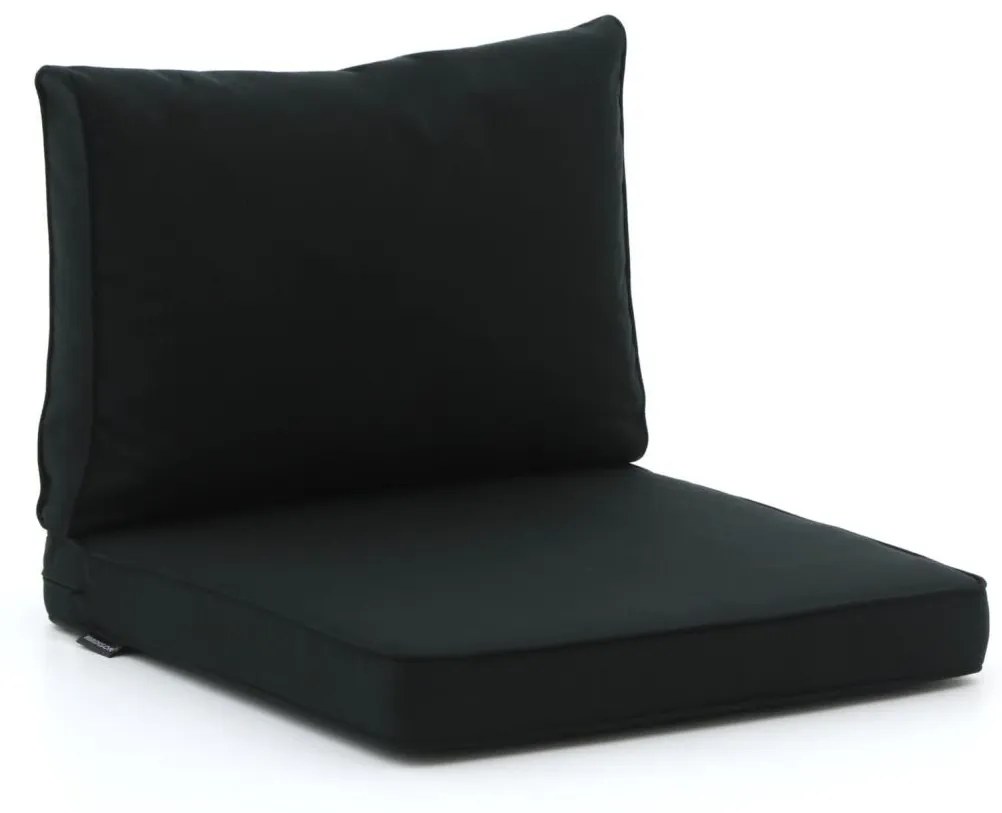 Loungekussen Tuin | Zwart  | Outdoor Textiel | Madison | 60x60cm | Kees Smit Tuinmeubelen