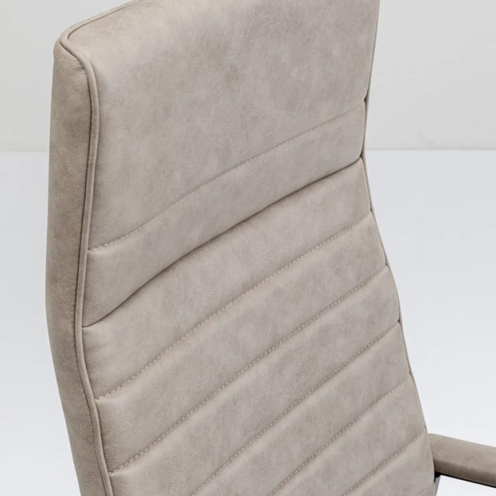 Vintage Bureaustoel Beige