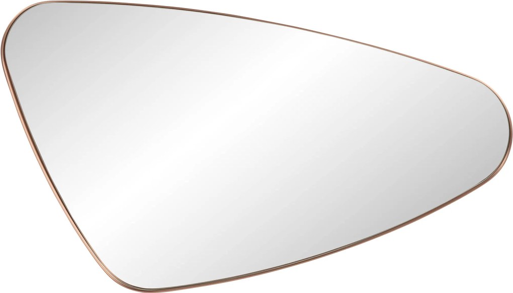 Ben Nature organische spiegel 80x50cm rechts geborsteld koper
