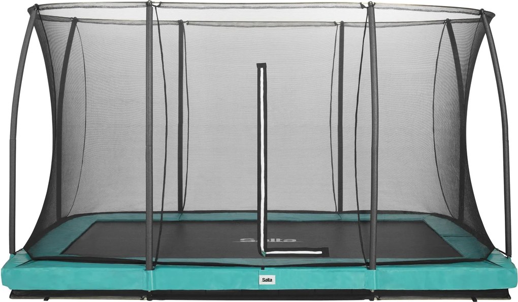 Salta trampoline Comfort Edition Ground - 366 x 244 cm - Rechthoekig - Groen