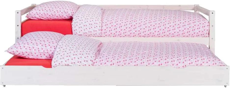 Bed Ties met bedlade - off-white - 90x200 cm - Leen Bakker