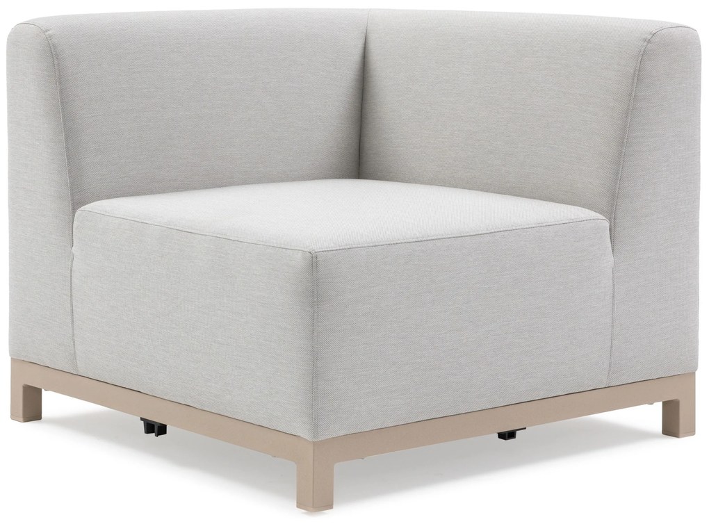 Hoek loungeset 5 personen Outdoor textiel Grijs De Laan Projects