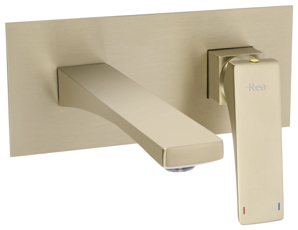 Inbouw wastafelkraan REA Joe Brush Gold