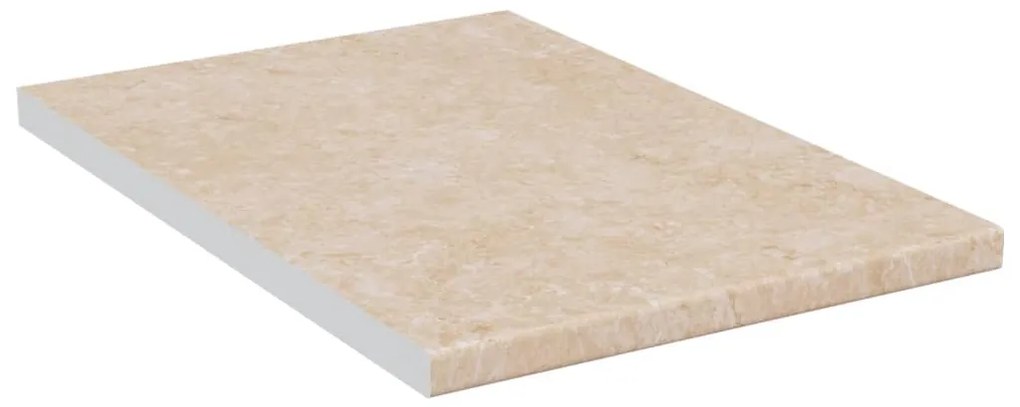 vidaXL Aanrechtblad 40x60x2,8 cm spaanplaat beige met marmertextuur