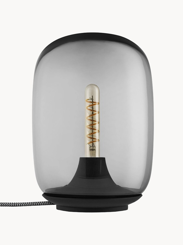 Mondgeblazen LED tafellamp Acorn, dimbaar