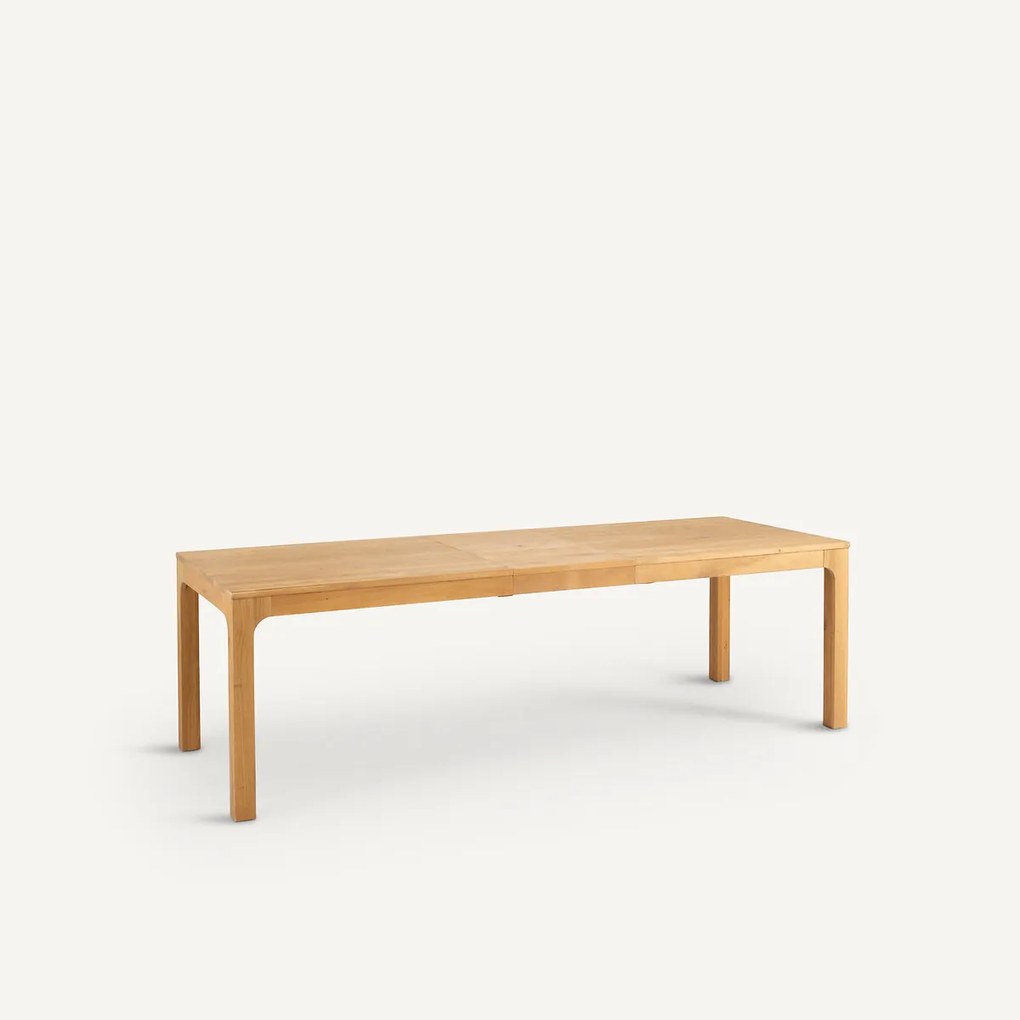 Tafel in massief eik met verlengstukken Théadora