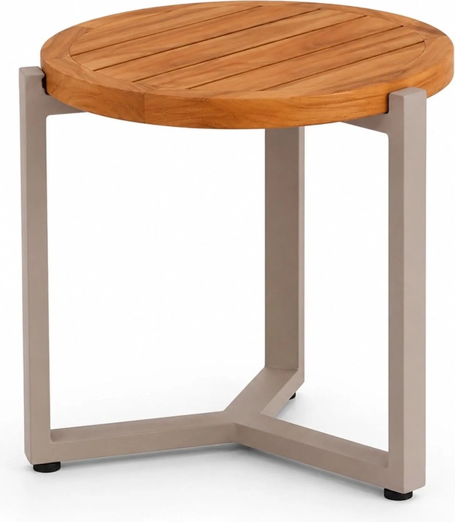 Stoel en Bank Loungeset 5 personen Wicker Taupe Apple Bee Cocoon/Monaco
