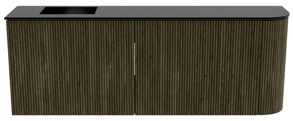 Mondiaz Joya 110cm toiletmeubel ronding rechts shadow met wastafel faye links 1 kraangat urban