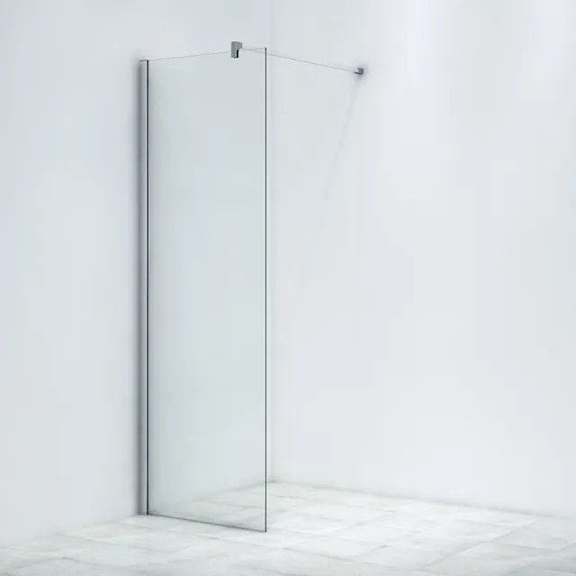Marenza Bellini Inloopdouche - 70x200cm - helder glas - chroom WR70-C/C