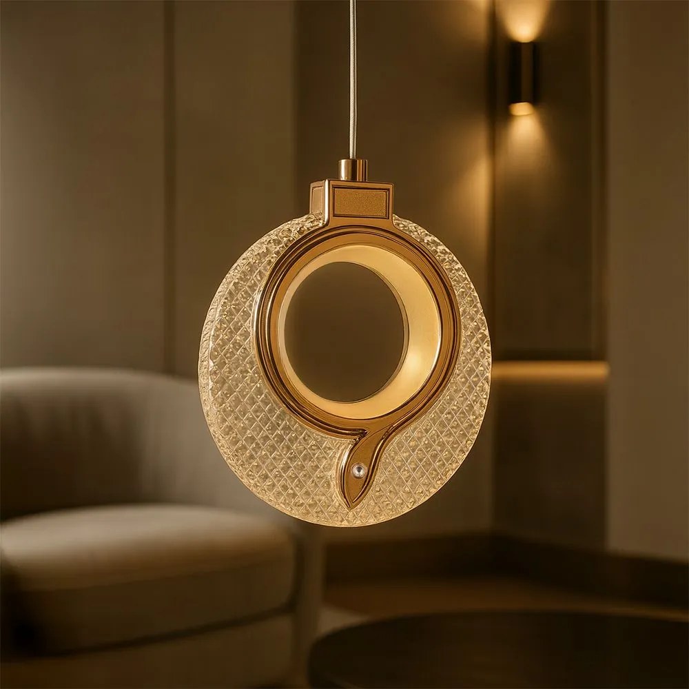 Kristallen Hanglamp LHJ110-1CP LIGHT ROSE GOLD
