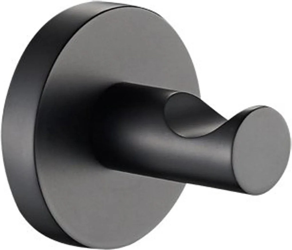 Plieger Vigo handdoekhaak enkel mat zwart