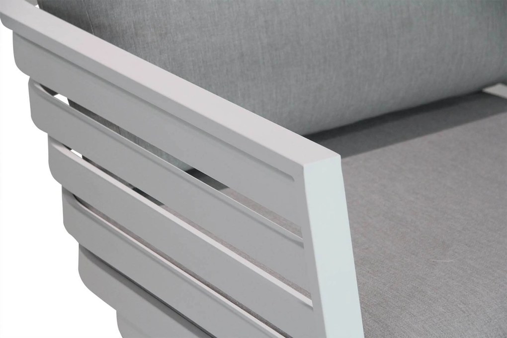 Tuinstoel Aluminium Wit Santika Sovita - Quick Dry Foam