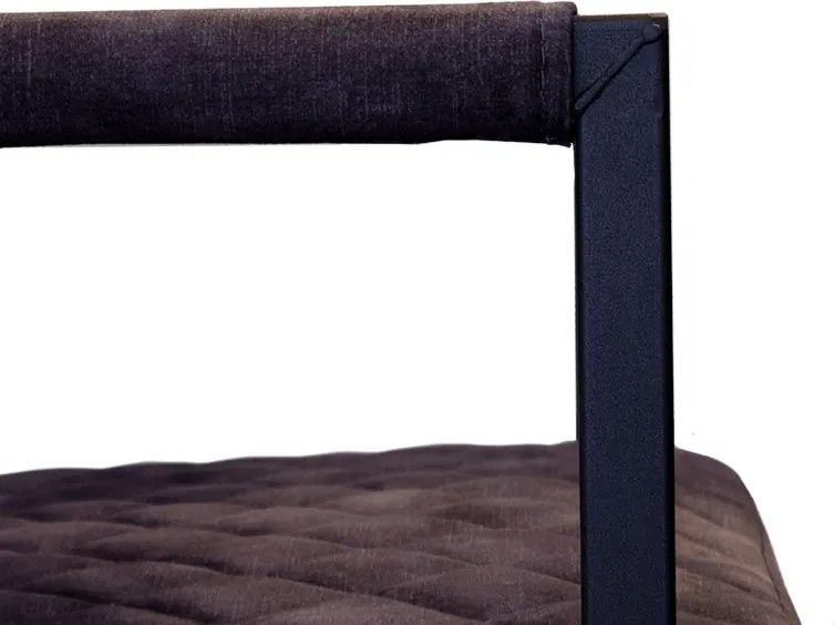 Eetkamerstoel - Rome - stof Adore Antraciet