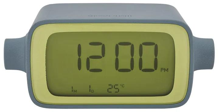 Lexon alarm clock rotation LR135 - grijs/geel