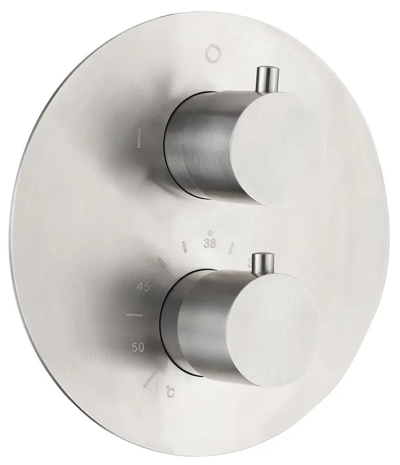 Saniclear Exclusive inbouw regendouche 20cm rond met plafondarm en 3 standen handdouche RVS
