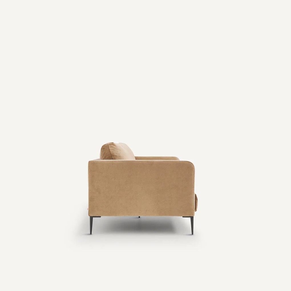 3- of 4-zitsbank in stonewashed fluweel, Oscar, ontwerp Emmanuel Gallina