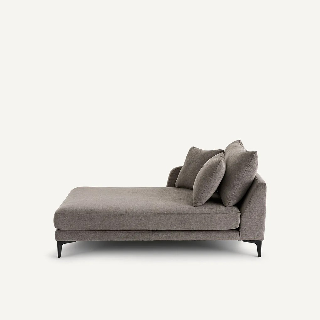 Longchair van polyestermix, MODERNISTE, ontwerp Emmanuel Gallina