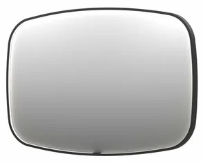 INK SP31 spiegel - 120x4x80cm contour in stalen kader incl dir LED - verwarming - color changing - dimbaar en schakelaar - mat zwart 8409860