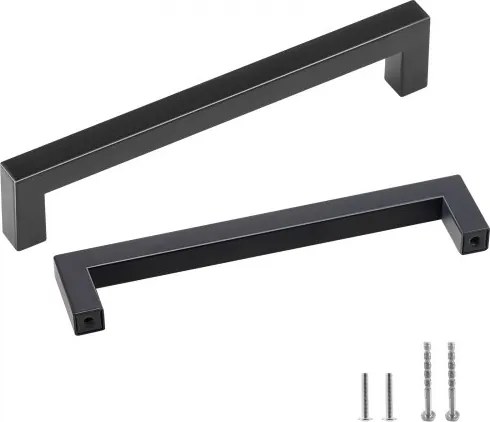 VEVOR set van 30 meubelgrepen, RVS stanggrepen, 140 x 12 x 35 mm, keukengrepen, hartafstand 128 mm, kastgrepen, dikte van de kastpanelen van 1,52 tot 2 cm of 1,27 tot 4 cm, deurklinken, ladegrepen