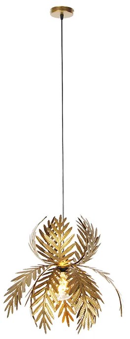 Vintage hanglamp goud veren - Botanica Landelijk, Retro E27 Binnenverlichting Lamp