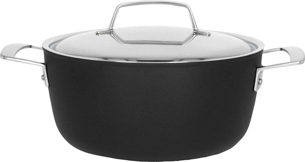 Demeyere Alu Pro 5 Kookpan met deksel Duraslide Titanium 24 cm / 4,25 l - Alu Pro 5 - Demeyere